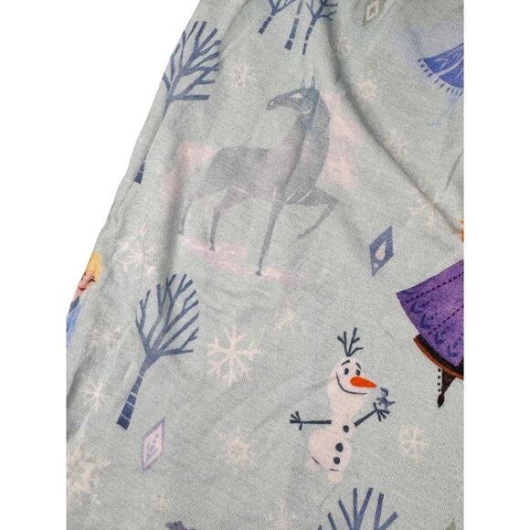 Little Sleepies Unisex Pajama Pants Olaf Frozen Elsa Anna Jogger Bamboo M Wmns - Picture 2 of 7